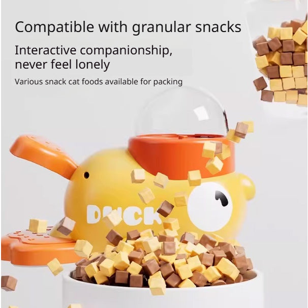 Kopipets Dog & Cat Interactive Treat Toy Duck Food Dispenser Puzzle Feeder