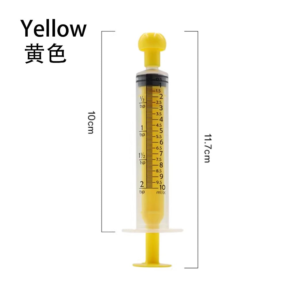 Kopipets Pet Feeding Syringe - Colorful Plastic Medicine Dispenser for Cats/Dogs (5ml/10ml)