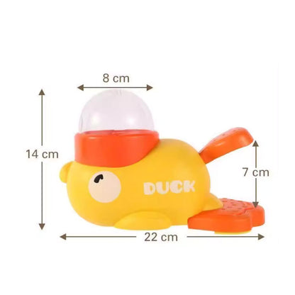 Kopipets Dog & Cat Interactive Treat Toy Duck Food Dispenser Puzzle Feeder