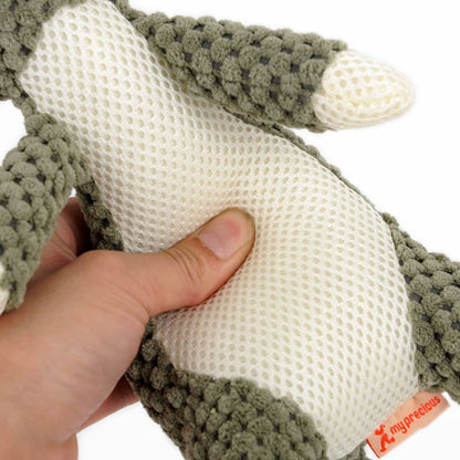 Plush Squeaky Dog Toy Durable Chew Toy for Puppy Teddy Shiba Pomeranian Boredom Relief Sleep