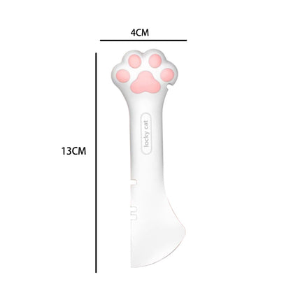 Kopipets Cat Paw Can Opener Spoon Silicone Pet Food Scoop Lid for Cat Dog