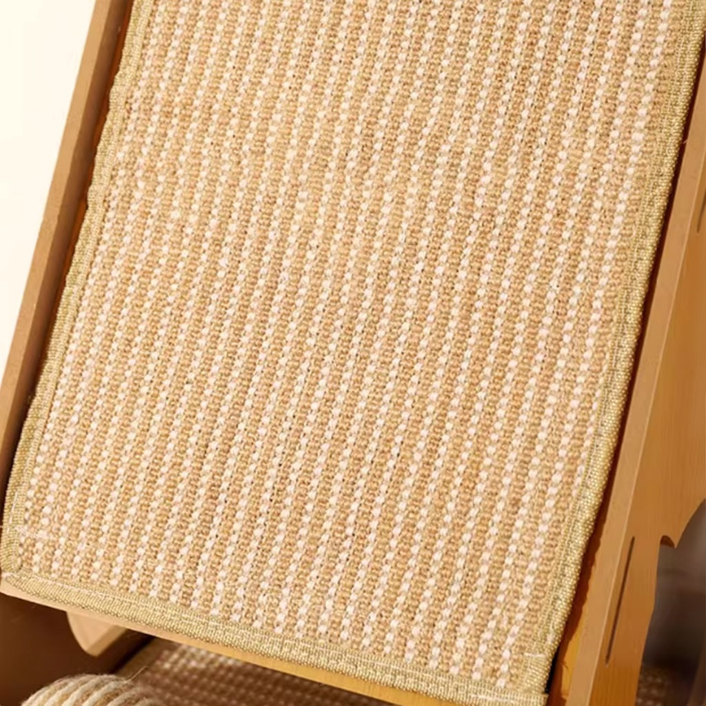 Kopoipets Vertical Sisal Cat Scratcher Board Wall Leaning Cat Scratch Pad Durable Cat Claw Toy Anti-Shed