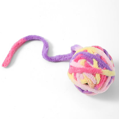 Kopipets Hand-Knitted Cat Toys - Colorful Chew-Proof Yarn Balls for Playful Cats