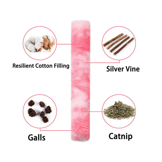 Kopipets Plush Catnip Cat Pillow Toy Soft Chew Kick Toy for Cats Matatabi Boredom Relief Dental Play