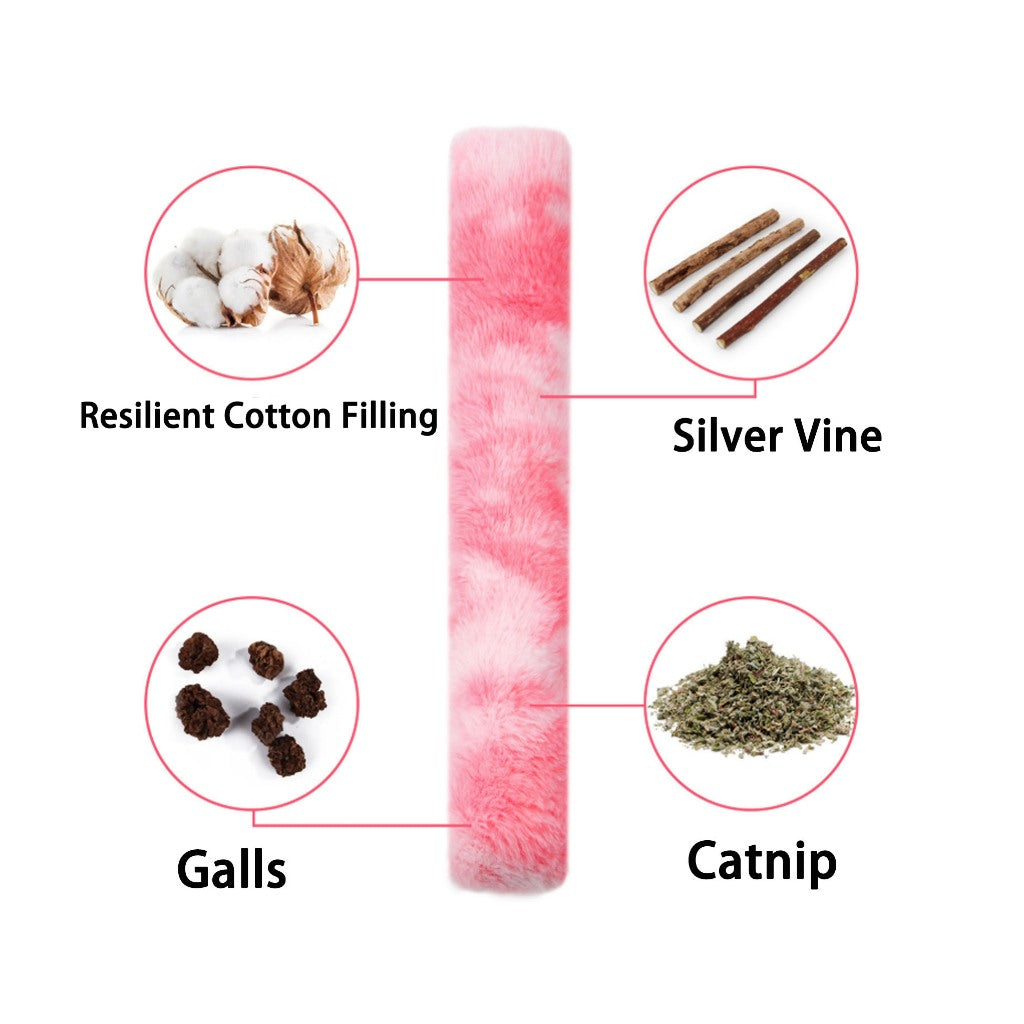 Kopipets Plush Catnip Cat Pillow Toy Soft Chew Kick Toy for Cats Matatabi Boredom Relief Dental Play
