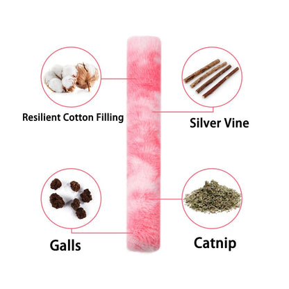 Kopipets Plush Catnip Cat Pillow Toy Soft Chew Kick Toy for Cats Matatabi Boredom Relief Dental Play